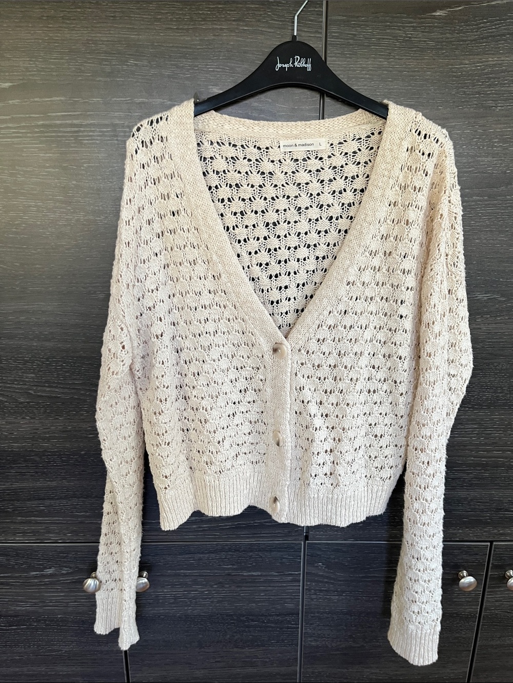 Moon & Madison Cotton Cardigan L